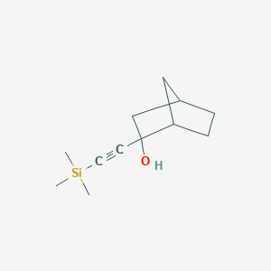 molecular formula C12H20OSi B8140945 2-((Trimethylsilyl)ethynyl)bicyclo[2.2.1]heptan-2-ol 