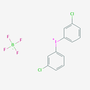 molecular formula C12H8BCl2F4I B8140970 Bis-(3-chloro-phenyl)-iodonium tetrafluoroborate 