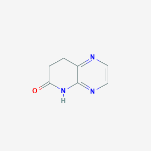 molecular formula C7H7N3O B8140999 7,8-dihydro-5H-pyrido[2,3-b]pyrazin-6-one 