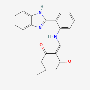 molecular formula C22H21N3O2 B8141116 CID 12024639 