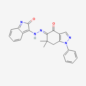 molecular formula C23H19N5O2 B8141392 CID 28623543 
