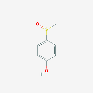 molecular formula C7H8O2S B081417 4-(甲基亚磺酰基)苯酚 CAS No. 14763-64-5