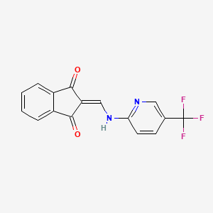 molecular formula C16H9F3N2O2 B8142645 CID 12024637 