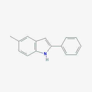 molecular formula C15H13N B081427 5-甲基-2-苯基-1H-吲哚 CAS No. 13228-36-9