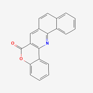 molecular formula C20H11NO2 B8142746 6H-Benzo[h][1]benzopyrano[4,3-b]quinolin-6-one CAS No. 5100-84-5
