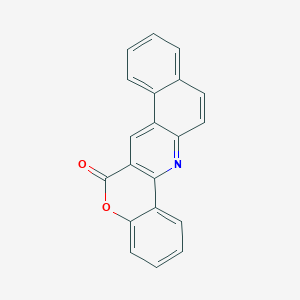 molecular formula C20H11NO2 B8142754 10-Oxa-2-azapentacyclo[12.8.0.03,12.04,9.015,20]docosa-1,3(12),4,6,8,13,15,17,19,21-decaen-11-one 