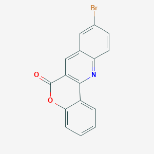 molecular formula C16H8BrNO2 B8142810 9-Bromo-6h-chromeno[4,3-b]quinolin-6-one 