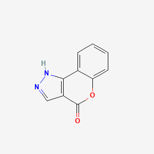 molecular formula C10H6N2O2 B8142822 chromeno[4,3-c]pyrazol-4(1h)-one CAS No. 4744-64-3