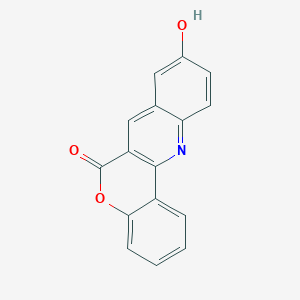 molecular formula C16H9NO3 B8142858 9-Hydroxychromeno[4,3-b]quinolin-6-one 