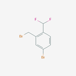 5-Bromo-2-(difluoromethyl)benzyl bromide