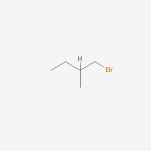 B081432 1-Bromo-2-methylbutane CAS No. 10422-35-2