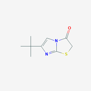 molecular formula C9H12N2OS B8143219 6-Tert-butylimidazo[2,1-b][1,3]thiazol-3-one 