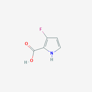 molecular formula C5H4FNO2 B8143267 3-氟-1H-吡咯-2-羧酸 