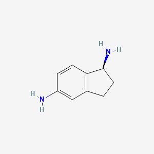 molecular formula C9H12N2 B8143289 (S)-Indan-1,5-diamine 
