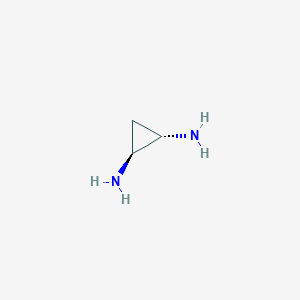 molecular formula C3H8N2 B8143305 (1S,2S)-Cyclopropane-1,2-diamine 