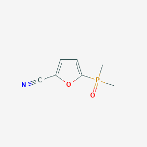 molecular formula C7H8NO2P B8143311 5-(Dimethylphosphoryl)furan-2-carbonitrile 