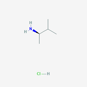 molecular formula C5H14ClN B8143344 (R)-3-Methylbutan-2-amine hydrochloride 