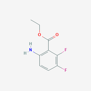 molecular formula C9H9F2NO2 B8143393 6-氨基-2,3-二氟苯甲酸乙酯 