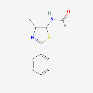 molecular formula C11H10N2OS B8143418 5-Isocyanato-4-methyl-2-phenyl-thiazole 