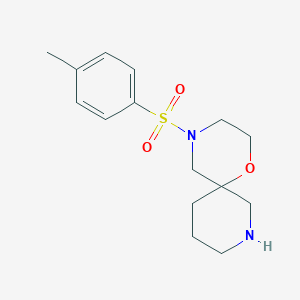 molecular formula C15H22N2O3S B8143507 4-Tosyl-1-oxa-4,8-diazaspiro[5.5]undecane 
