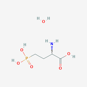 molecular formula C4H12NO6P B8143659 L-AP4 monohydrate 