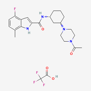 molecular formula C24H30F4N4O4 B8143690 Setd2-IN-1 (tfa) 