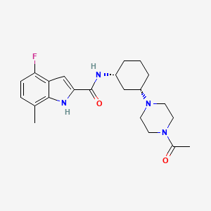 molecular formula C22H29FN4O2 B8143695 Kcy37T9rxu CAS No. 2411748-50-8