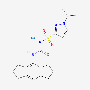 molecular formula C19H23N4NaO3S B8143727 MCC7840 sodium 