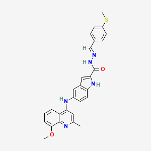 molecular formula C28H25N5O2S B8143777 Nur77 modulator 1 CAS No. 2469975-55-9