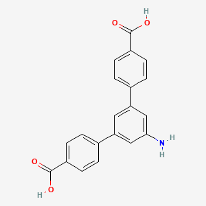 molecular formula C20H15NO4 B8143911 5'-Amino-[1,1':3',1''-terphenyl]-4,4''-dicarboxylic acid 