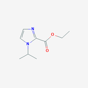 molecular formula C9H14N2O2 B8144193 Ethyl 1-isopropyl-1H-imidazole-2-carboxylate 