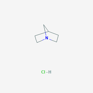 molecular formula C6H12ClN B8144221 盐酸1-氮杂双环[2.2.1]庚烷 