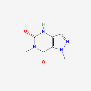 molecular formula C7H8N4O2 B8144254 1,6-Dimethyl-1H-pyrazolo[4,3-d]pyrimidine-5,7(4H,6H)-dione 