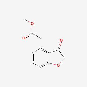 Methyl 2-(3-oxo-2,3-dihydrobenzofuran-4-yl)acetate