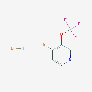 molecular formula C6H4Br2F3NO B8144289 4-Bromo-3-(trifluoromethoxy)pyridine hydrobromide 