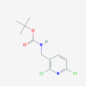 molecular formula C11H14Cl2N2O2 B8144296 tert-Butyl ((2,6-dichloropyridin-3-yl)methyl)carbamate 