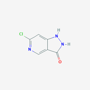 molecular formula C6H4ClN3O B8144376 6-Chloro-1H-pyrazolo[4,3-c]pyridin-3(2H)-one 