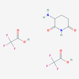 molecular formula C9H10F6N2O6 B8144418 CID 155972981 