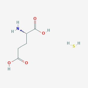 (2S)-2-aminopentanedioic acid sulfanylidene