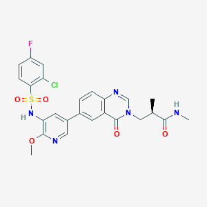 molecular formula C25H23ClFN5O5S B8144528 PI3Kalpha-IN-4 