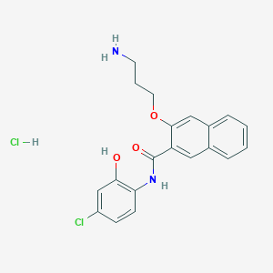 molecular formula C20H20Cl2N2O3 B8144637 653-47 Hydrochloride 