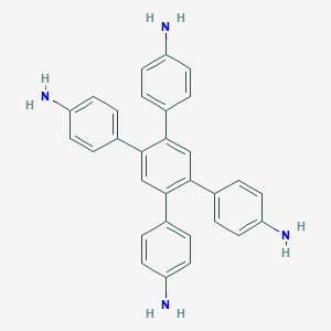 molecular formula C30H26N4 B8144663 4',5'-Bis(4-aminophenyl)-[1,1':2',1''-terphenyl]-4,4''-diamine 