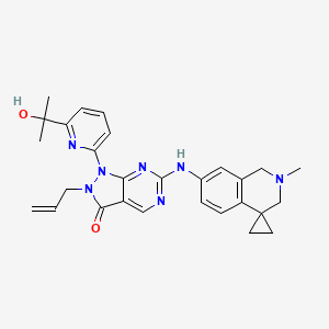 molecular formula C28H31N7O2 B8144684 Wee1-IN-3 
