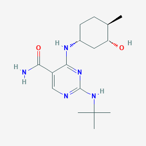 molecular formula C16H27N5O2 B8144723 JD5Zwe631K CAS No. 1403859-14-2