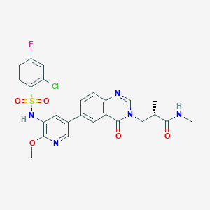 molecular formula C25H23ClFN5O5S B8144735 (S)-PI3Kalpha-IN-4 