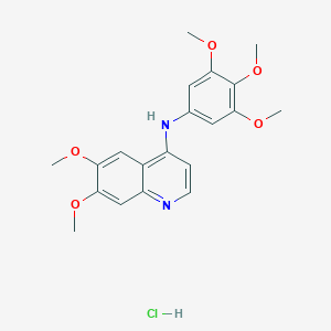 molecular formula C20H23ClN2O5 B8144741 GAK inhibitor 49 (hydrochloride) 