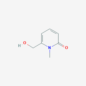 molecular formula C7H9NO2 B8144801 6-(hydroxymethyl)-1-methylpyridin-2(1H)-one 