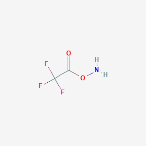molecular formula C2H2F3NO2 B8144803 Amino 2,2,2-trifluoroacetate 