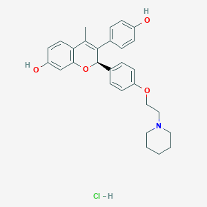 molecular formula C29H32ClNO4 B8144815 (R)-Acolbifene (hydrochloride) 