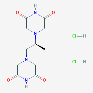 molecular formula C11H18Cl2N4O4 B8144821 德拉佐星（盐酸盐） 